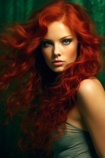 Рыжие волосы - самая красивая женщина в мире