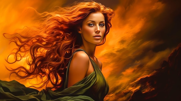 Red Haired Celtic Woman