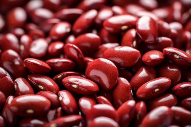 Red Haricot Kidney Beans Background A Vegan Protein Perspective