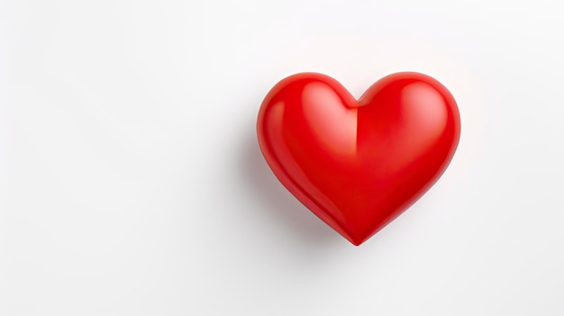Красное сердце - классический символ любви.