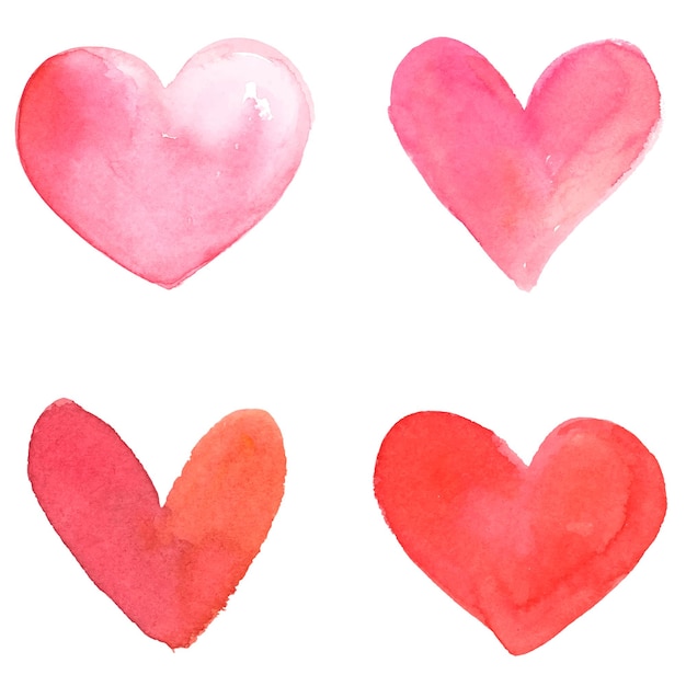 red heart collection png valentine day edition