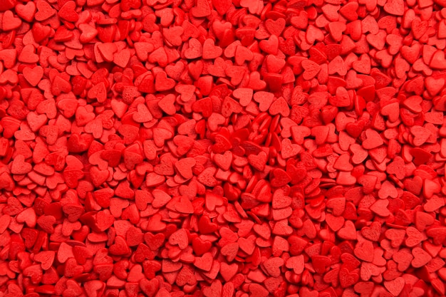 Red hearts. Symbol of love