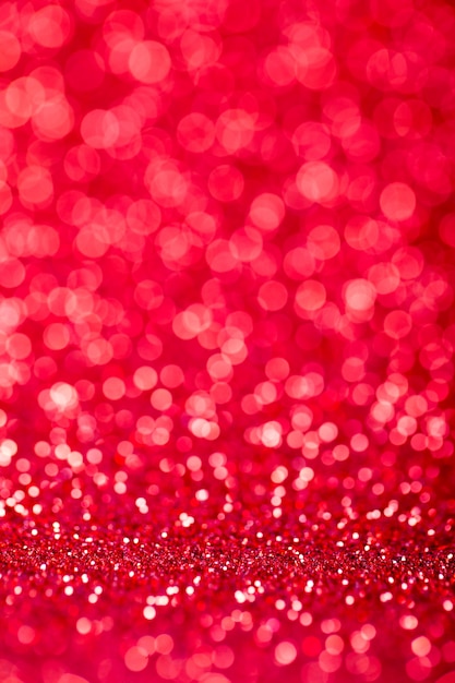 Red holiday bokeh