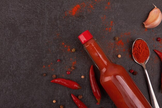 Photo red hot sauce