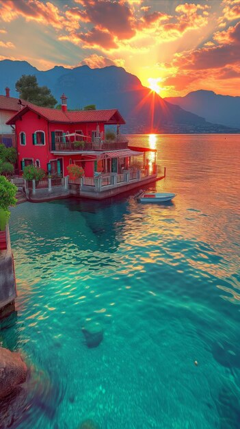 Red House on Water