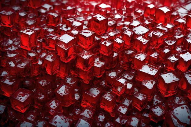 Red ice background