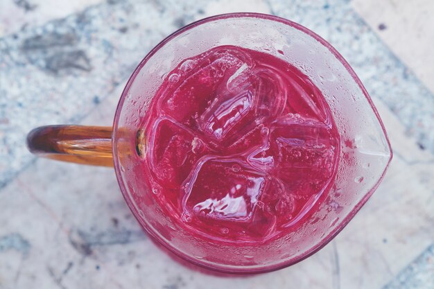 red ice Italian soda