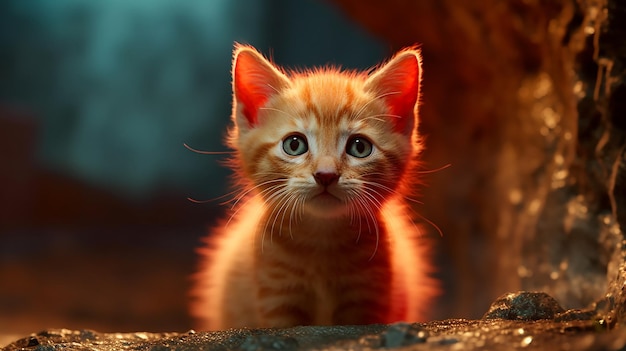 Red kitten