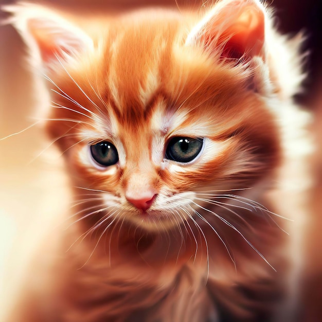 Red kitten