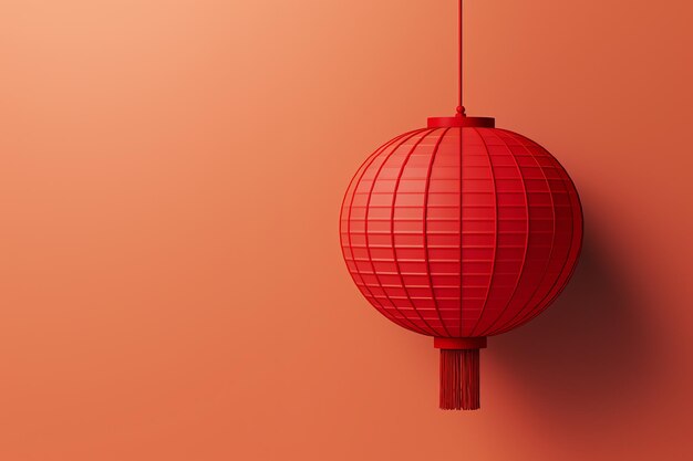 a red lantern from a string