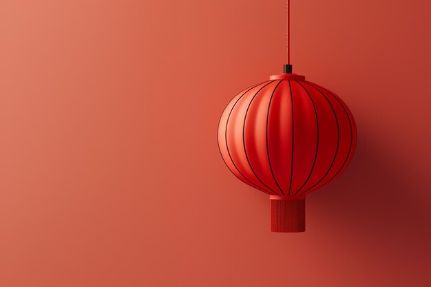 a red lantern from a string