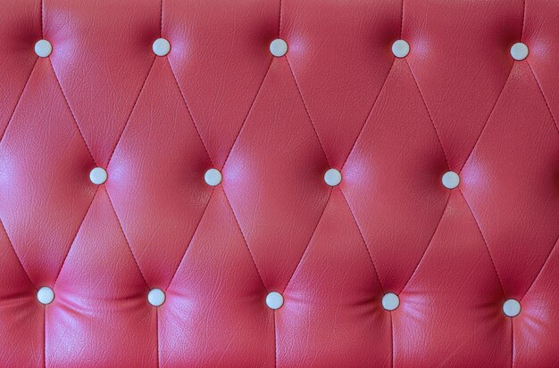 Red leather sofa background