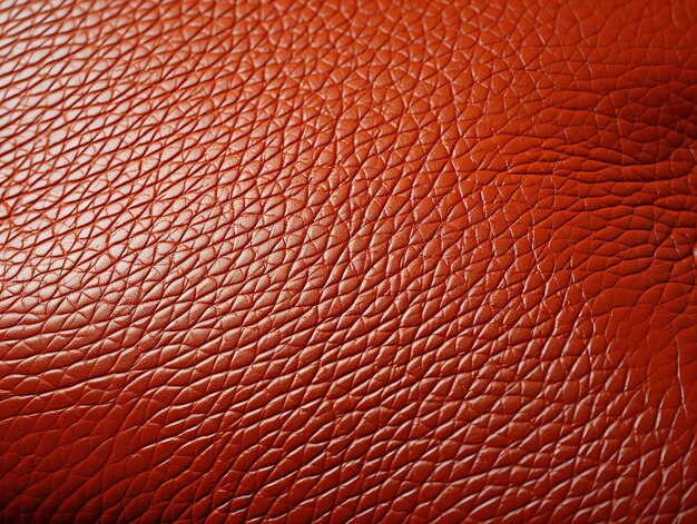 Red leather texture Generative AI