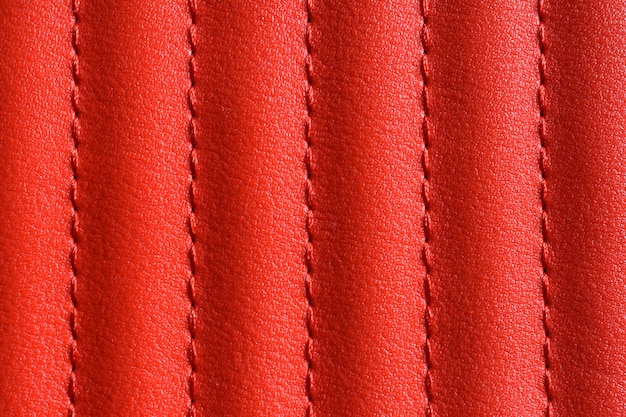 Red leather texture