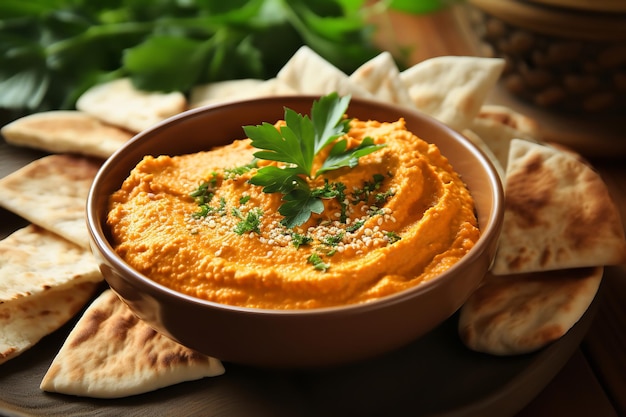 Red Lentil Hummus Healthy Snacks Food