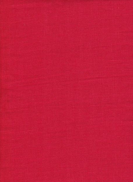 Red linen fabric texture