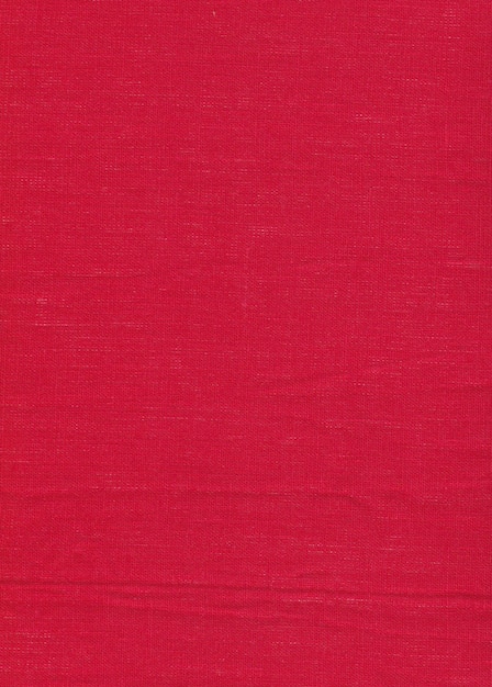 Red linen fabric texture