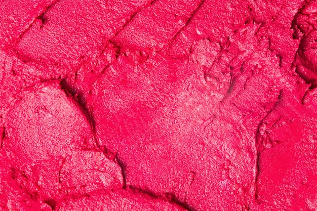Red lipstick texture