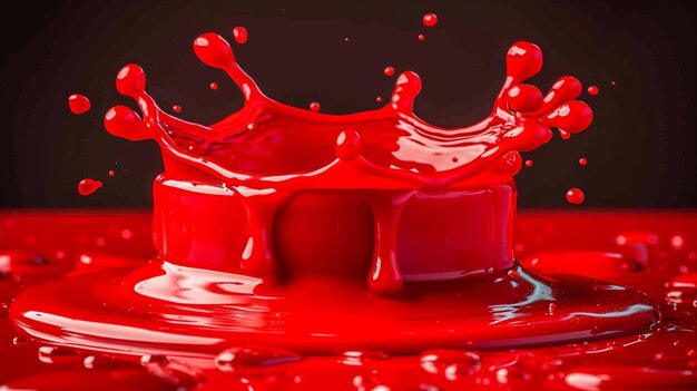 Photo red liquid splash hd 8k wallpaper stock photographic