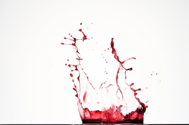 red liquid splash ii