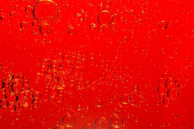 빨간색 매크로 거품배경 추상적인 배경 소다 레드 CarbonatedBeauty 개념
