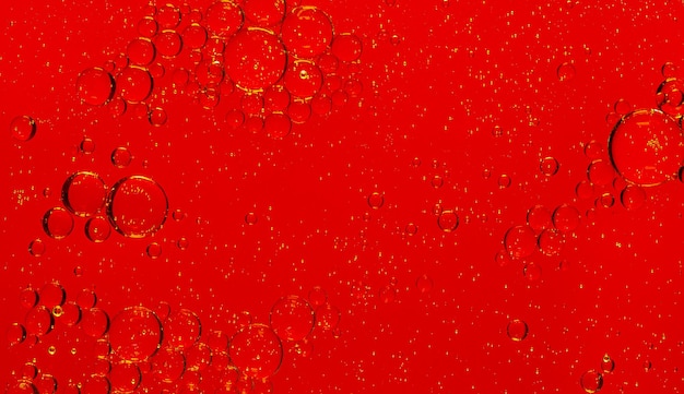 Photo red macro bubblesbackgrounds abstract backgrounds soda red carbonatedbeauty concept