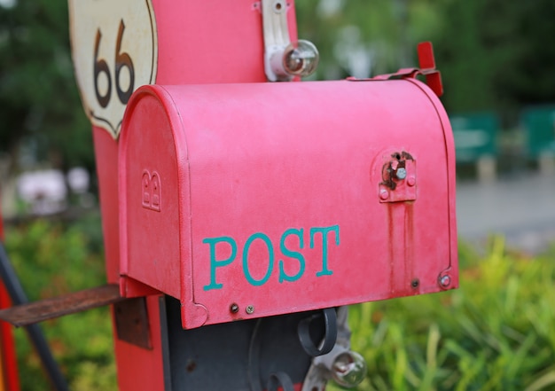 Red mailbox