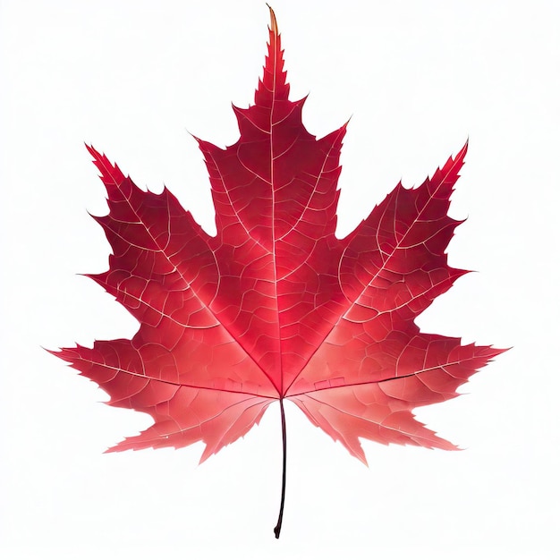 a red maple leaf with the word " autumn " on the bottom.