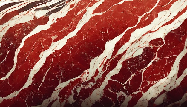 red marble background