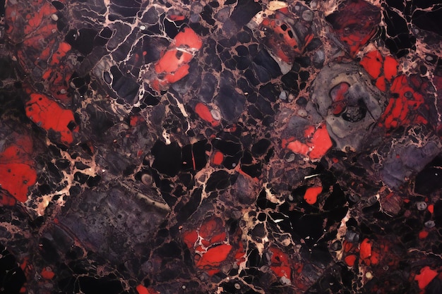 Foto marmo rosso motivo naturale per lo sfondo marmo naturale astratto nero e rosso