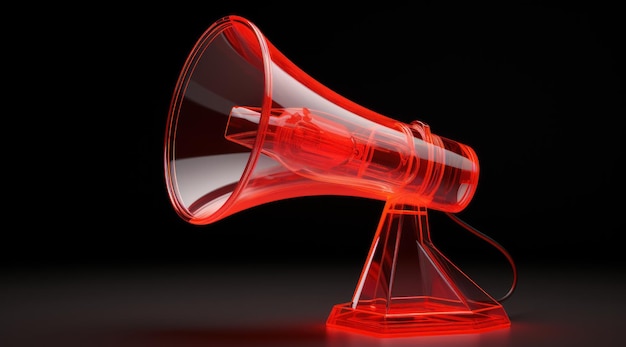 red megaphone