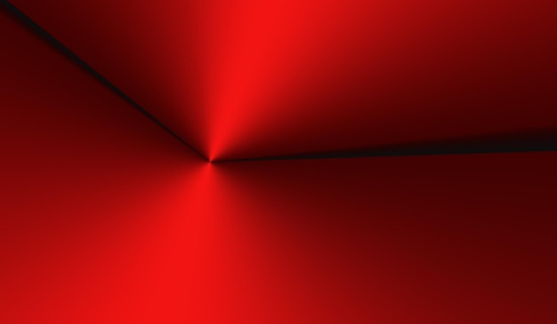 Red metallic paper fold abstract background