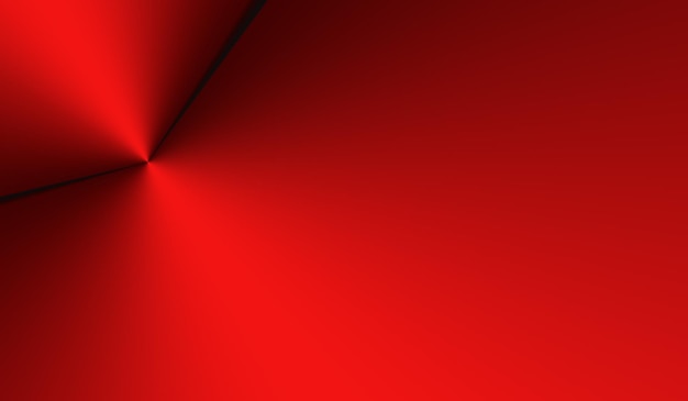 Red metallic paper fold abstract background