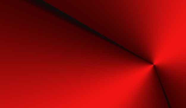 Red metallic paper fold abstract background