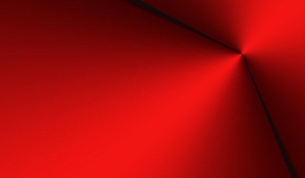 Red metallic paper fold abstract background