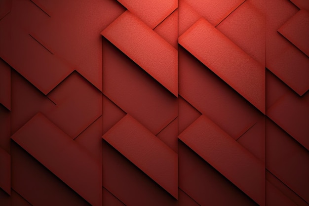 Photo red minimalist abstract modern wall background ai generated