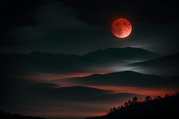 red moon