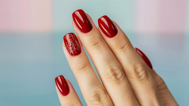 Red nails