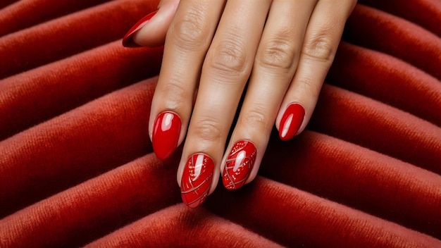 Red nails