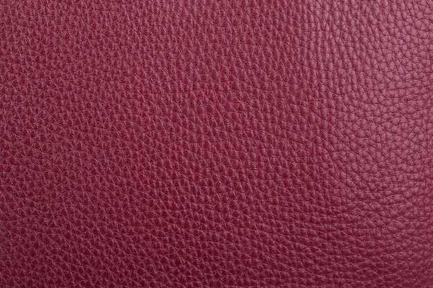 Red natural leather texture background