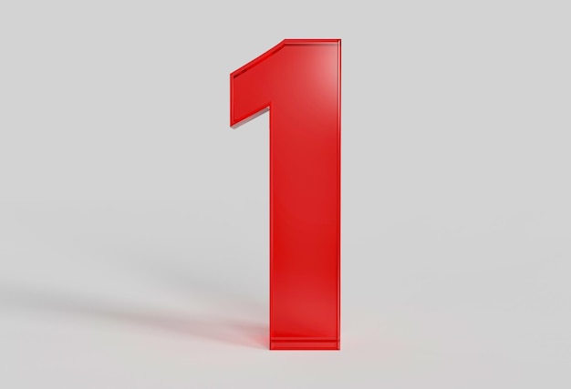 Red Number 1