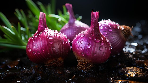 Red onions and spicesgenerative ai