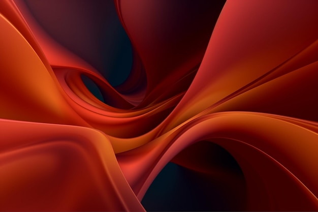 Swirly 디자인으로 붉은 색과 오렌지색 추상적인 배경.