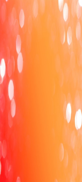 Red orange bokeh vertical Background