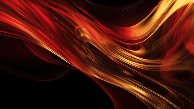 A red and orange fire background with a swirl of smoke.