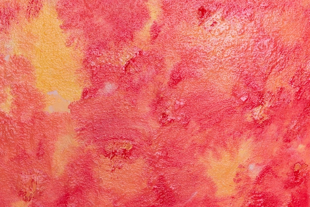 Photo red and orange painting stain