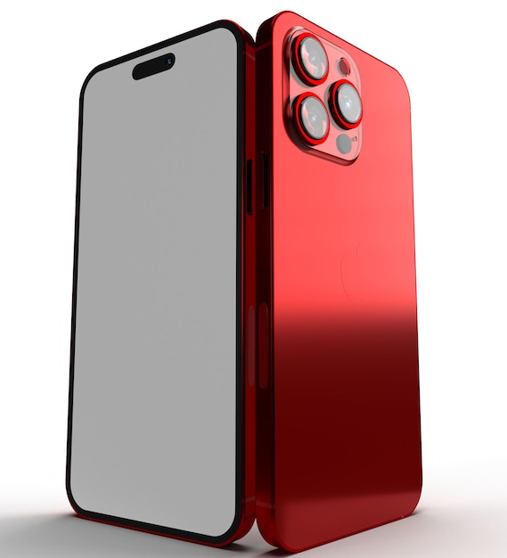 빨간 주황색 분홍색 진홍색 색깔 상징 장식 스마트 폰 변하기 쉬운 핸드폰 장치 템플릿 앞 바