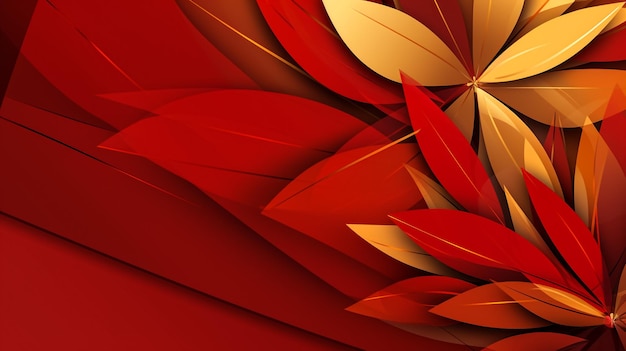 Red and orange silk or satin luxury fabric texture can use as abstract background top view