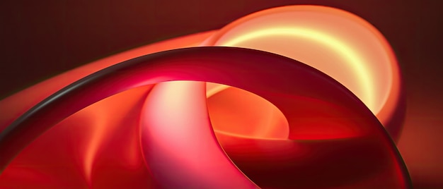 A red and orange swirls are in a dark background.