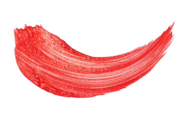 Red paint brush for background